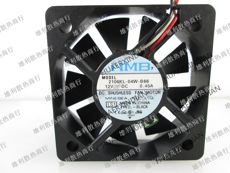 

Original NEW 2106KL-04W-B66 5CM 5015 12V 0.45A 3wire Motor protection cooling Fan high quality