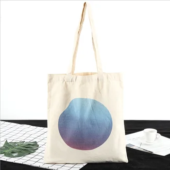 

Folding Shopping Bag Eco-friendly Reusable Portable Shoulder Fashion customizable logo Advertising sloganbag Women's handbag