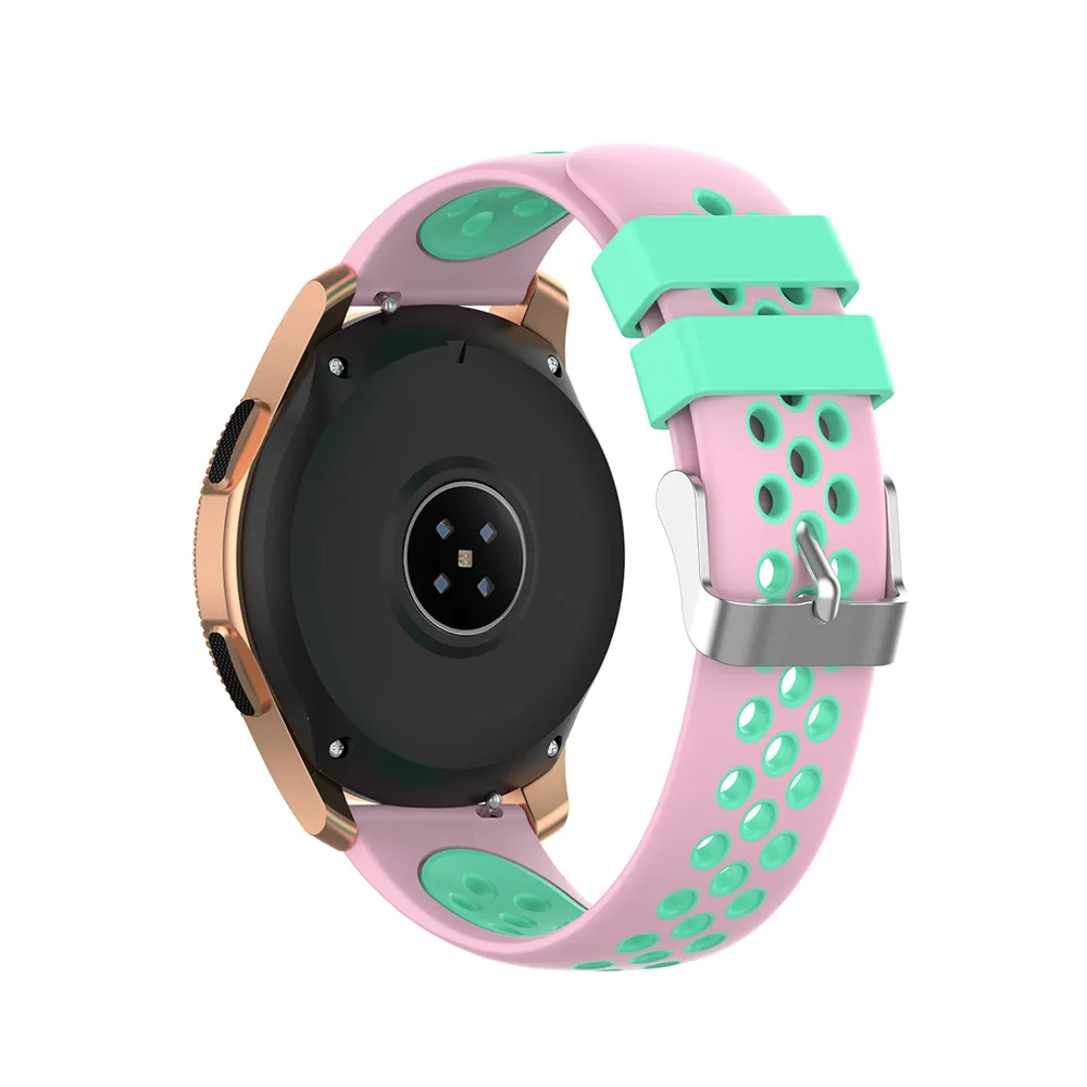 Силиконовый ремешок 20 мм для Garmin VIVOMOVE 3/HR Sport для samsung Galaxy Watch 42 мм R815 для Timex Weekender/Expedition