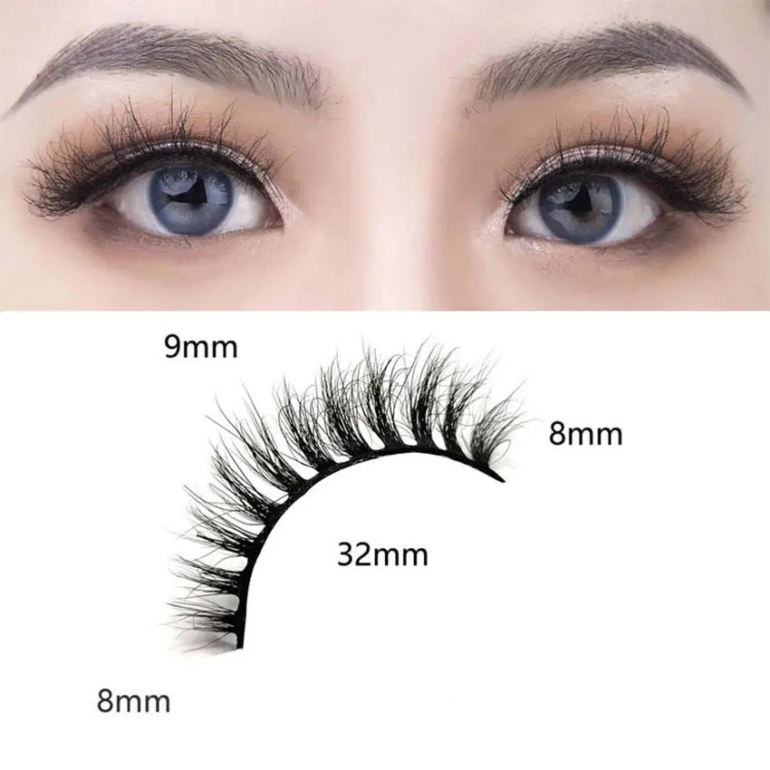 

New Arrival 10mm 5D Mink Lashes Sexy Custom Private Label Long Fluffy Eyelash Makeup Soft Natural Handmade Eyelashes Extension