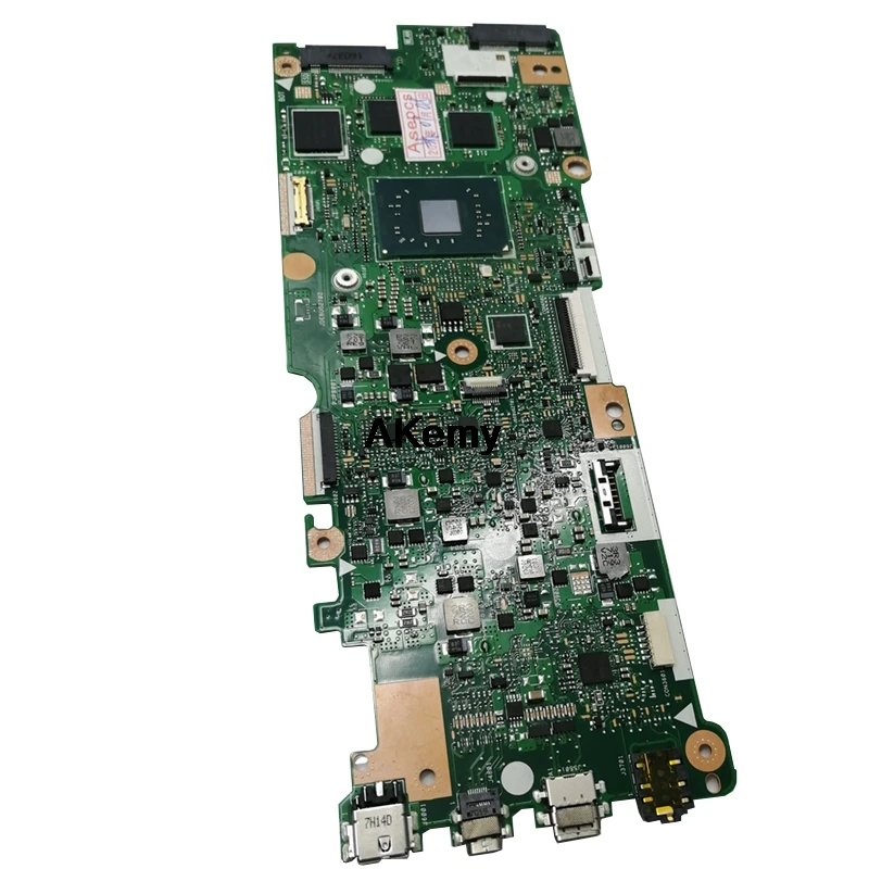 with N5000 4G-RAM 128G-SSD  Laptop  Motherboard For Asus Vivobook Flip TP401NA TP401N TP401MA TP401M Mainboard 100% Test good