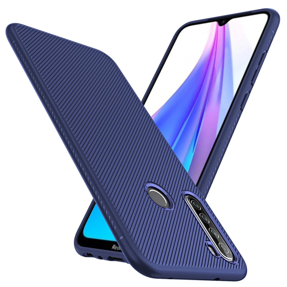 Чехол для телефона Xiaomi Redmi Note 8T мягкий термополиуретановый устойчивый к