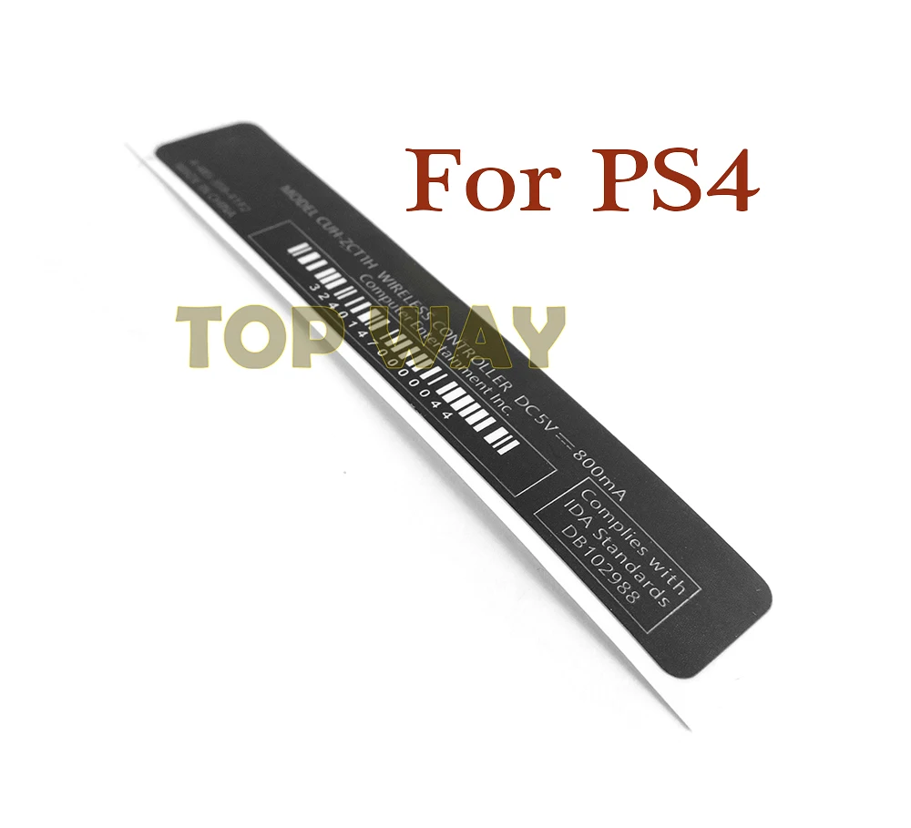 ChengChengDianWan для Playstation PS4 PS 4 корпус контроллера тонкая черная наклейка на заднюю