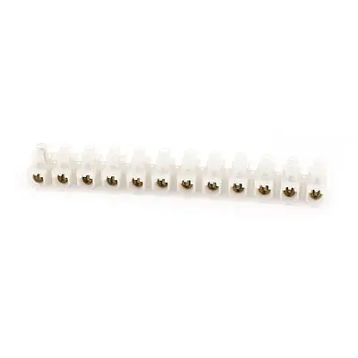 

Electrical Wire Connection 12 Position Barrier Screw Terminal Strip Block 60A