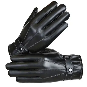

Men's winter cycling gloves, warm bike cross-country motorcycle gloves, men's touch screen leather gloves Sport gloves