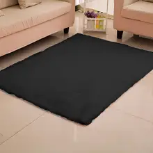 Коврик для гостиной/спальни, противоскользящий, мягкий, 80X120 см, ковер, современный, черный, K30