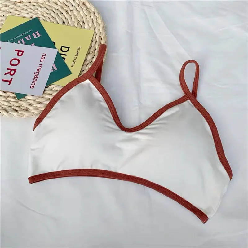 Women Cotton Bra Korean Small Chest Underwear Sex Top Girl Comfort  Underwear Women Tube Top Bra Female Sexy Tank Up Bandeau Top - Tube Tops -  AliExpress