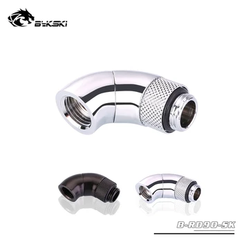

Bykski Snake Elbow Angled Fitting, 90 Degree Adapter 1F+1M, For Water Cooling Connecting B-RD90-SK