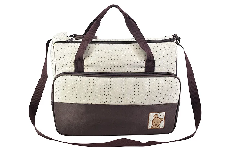 3 pcs/set diaper bag for mom baby Care mama bag Maternity Mummy nappy Bags large capacity Multifunction Cute Bear Dot images
