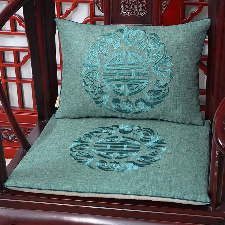 Последние Вышитые Joyous сиденья диванная подушка хлопковое постельное бельё диван стул подушка для кресла сиденье китайские подушки столовая Подушка на стул