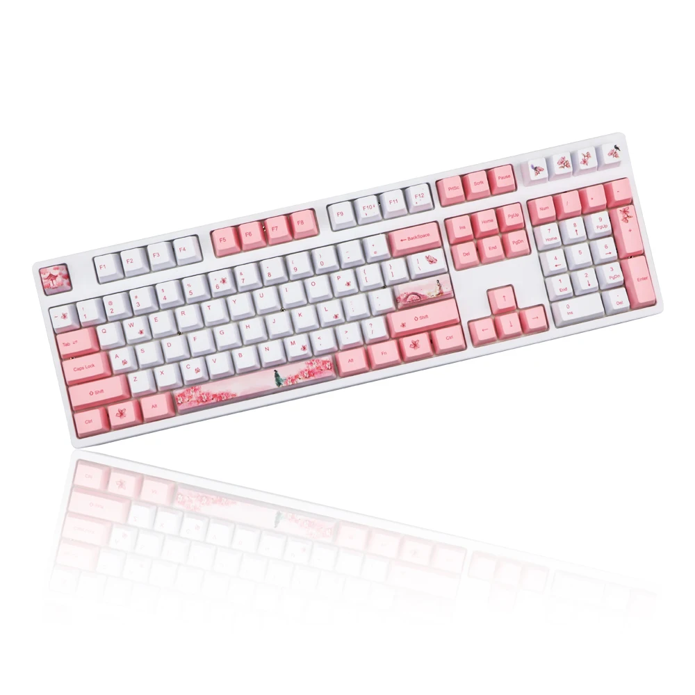 Краситель Subbed PBT Maiden Keycap 122 ключа OEM профиль Keycaps для MX Switches DZ60/GK61/TKL87/108 Key cap |