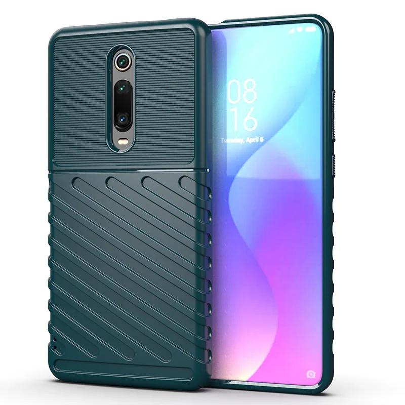 Для Red mi K20 чехол Xiao mi K20 Pro чехол TPU для mi K20Pro задний противоударный корпус MOFi Coque K 20 противоударный Xiomi - Цвет: Green