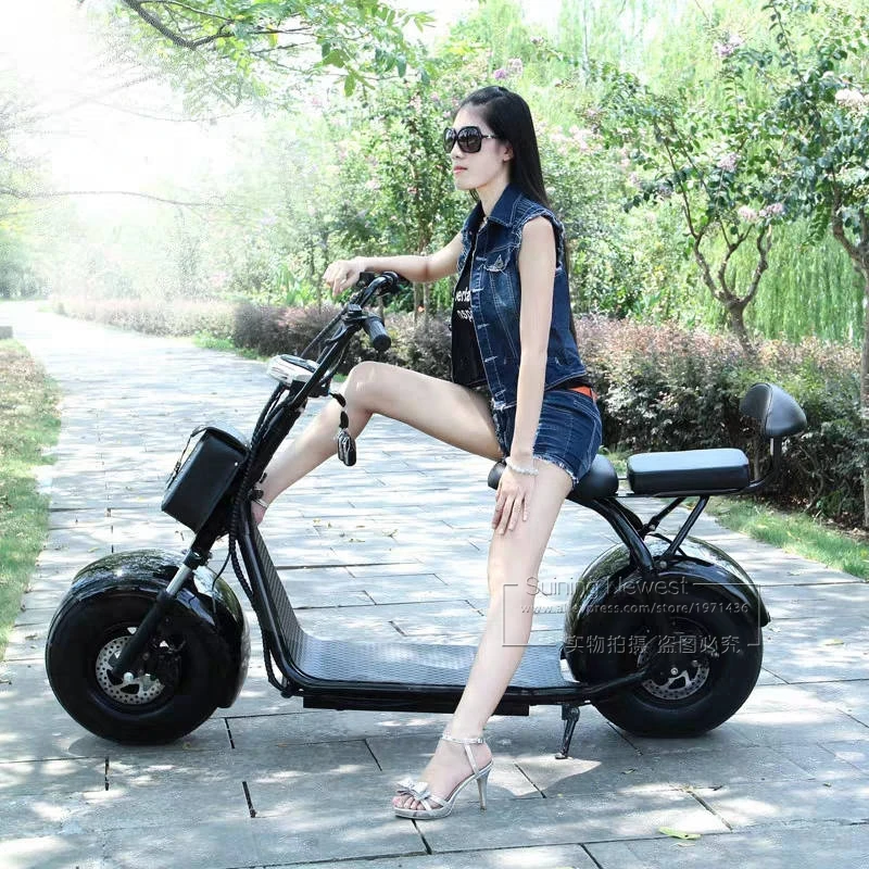 

2 Seats ebike fatbike Adult Men Lady Moto e Bicycle Motorcycle Battery bycicle 2 Wheel Fat Tire Mobility Bike Electric Scooter