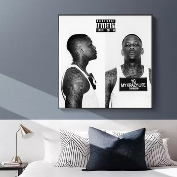 

YG My Krazy Life poster silk Poster Wall Pictures for Living Room Dropshipping