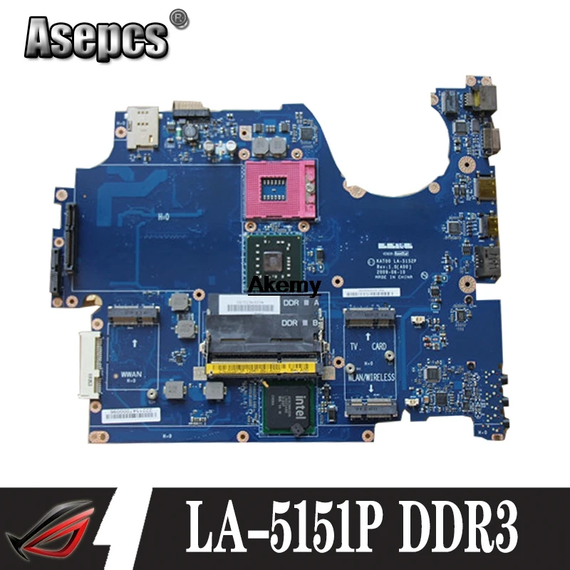 

laptop Motherboard for dell inspiron 1745 LA-5152P CN-0G913P 0G913P G913P GM45 DDR3 integrated graphics card