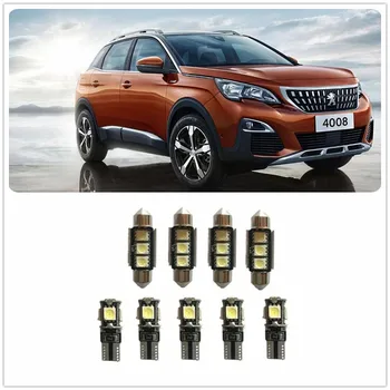 

9PCS White LED Interior Package kit For Peugeot RCZ 205 206 207 208 208 GT 306 307 308 1990-2019