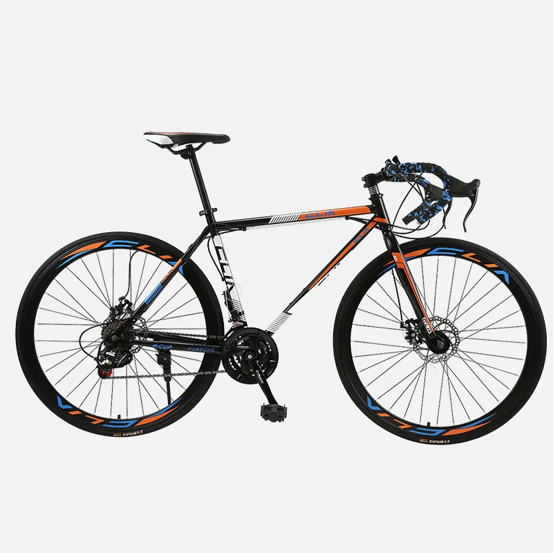 Road Bike Fixed Gear Bicycle 26 Inch 40 Knife 21 Speed Shift Bend Bicycle Male And Female Students Adult Road Bike Fixed Gear Bicycle 26 Inch 40 Knife 21 Speed Shift Bend Bicycle Male And Female Students Adult