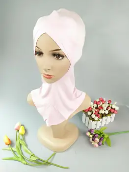 

Muslim Cross Scarf Inner Hijab Cap Islamic Head Wear Hat Headband Turban Head Scarf Headwrap Women Muslim Hijab