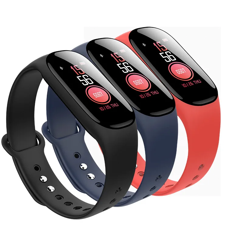 

New Products B40 Smart Bracelet Blood Pressure Heart Rate Silicone Watch Strap Anti-loss Sports Watch Pedometer Health Detection