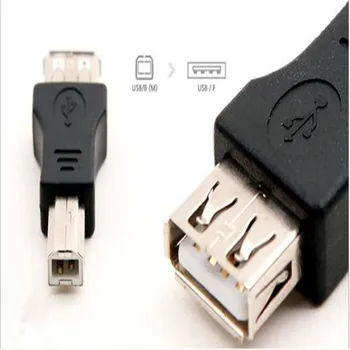 

100PCS/ USB2.0 conversion head Printer USB A female to print port B is common in digital products and computer peripherals