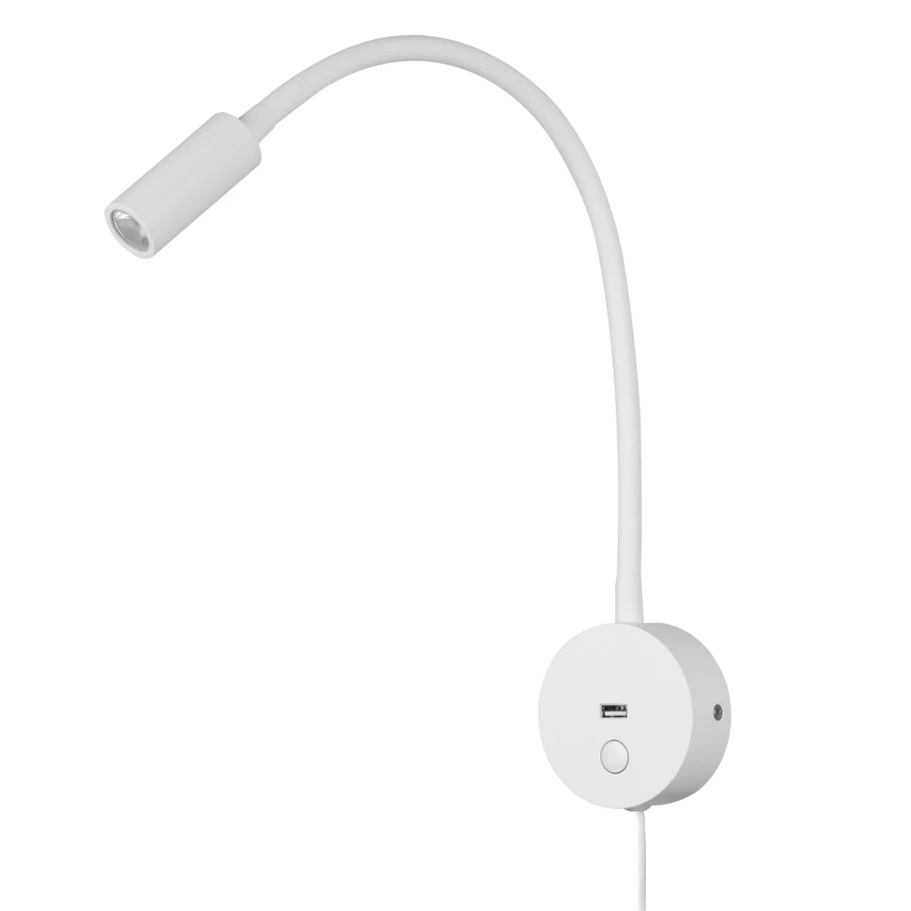 Wall Mounted Reading Light Sconces Lamp Bedside Headboard Bedroom Touch