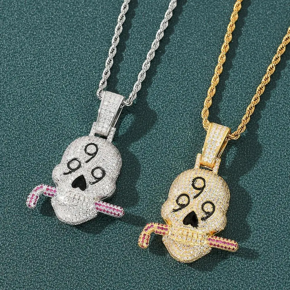 Hip Hop Men Necklace Juice Wrld 999 