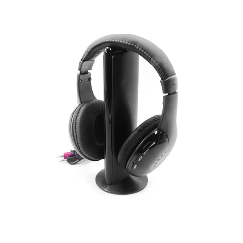 Noise Cancelling Headphones Bluetooth Headset Wireless Headphones Holder Cable HiFi Stereo with Microphone FM radio
