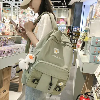

Small Fresh Backpack Women All-match School Bag for Teenage Girls Boy Female Korean Harajuku Student Backpack High School Ladies