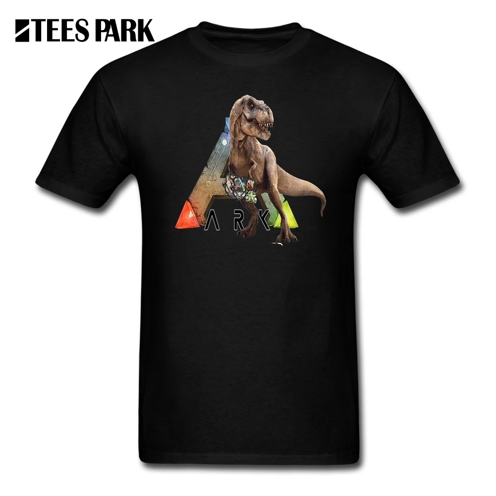 Мужская футболка Ark T-rex Survival Evolved повседневные футболки мужская одежда с