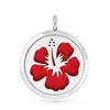 Flower Life 30mm Magnetic Perfume Locket Aromatherapy Locket Essential Oil Diffuser Locket Pendant fit Necklace 5pads 4