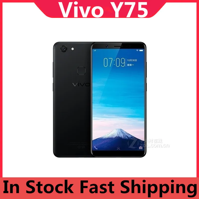 Vivo Y75 смартфон с восьмиядерным процессором MTK6763 ОЗУ 4 Гб ПЗУ 32 ГБ мобильный телефон
