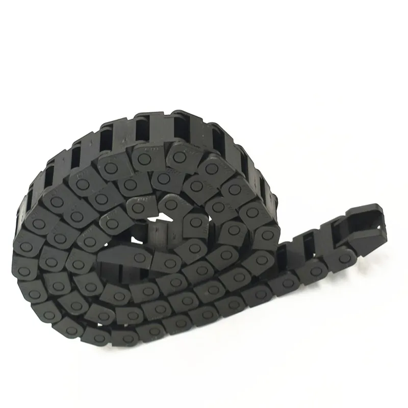 R28 Bridge Cable Chain 18mm height 37mm width 18*37 Wire Transmission Carrier Plastic Drag Towline For CNC Engraving Machine