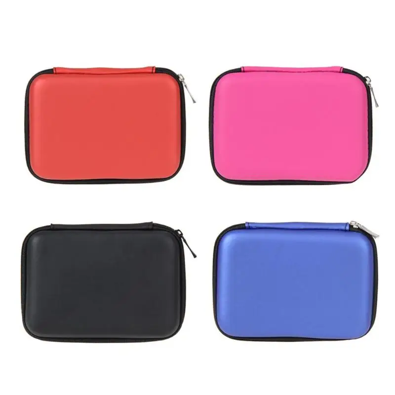 

2.5" HDD Bag External USB Hard Drive Disk Carry Mini Usb Cable Case Cover Pouch Earphone Bag for PC Laptop Hard Disk Case