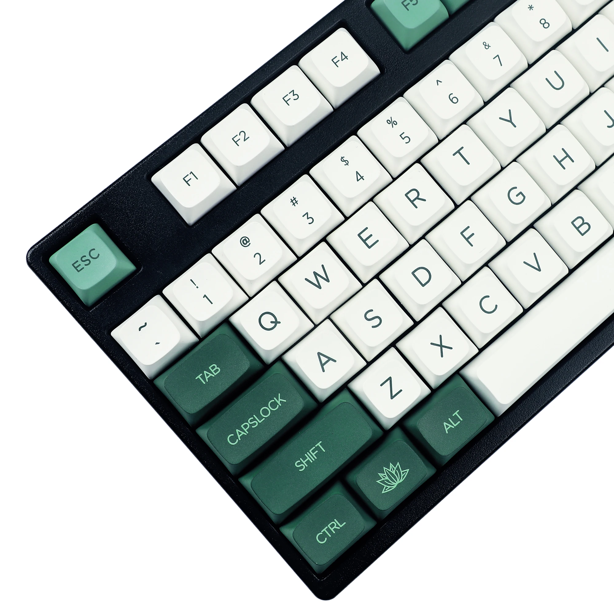 Botânico Pbt Keycaps Zda Semelhante a Xda Keycap Corante Sub para Cereja mx Rachado Teclado 104 87 Gk61 96 84 Gk64 68 Tampões de Chave 147