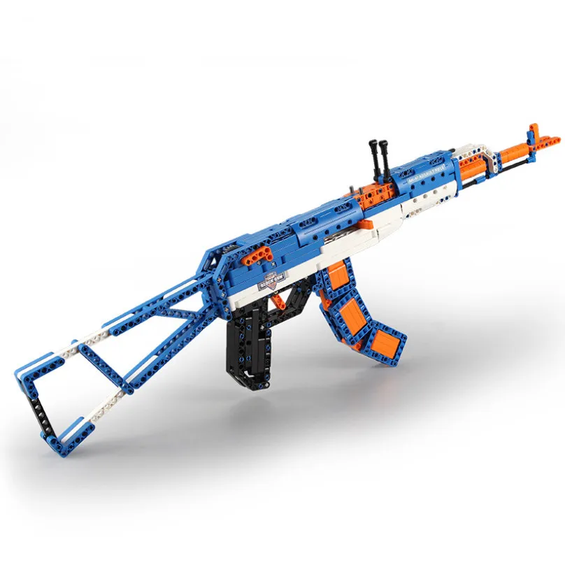 

AK47 TOY GUN Replica Building Blocks Technic Automatic Arms Weapon Sniper Gun Model Building-Bricks Kits Toys for Children.