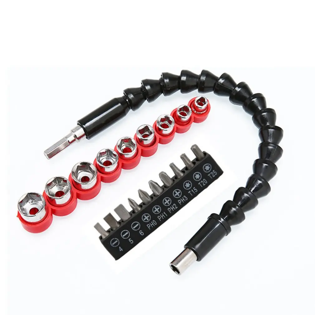 

20 pcs/set Electric drill accessories Electric drill matching package Multifunctional flexible shaft electric drill set