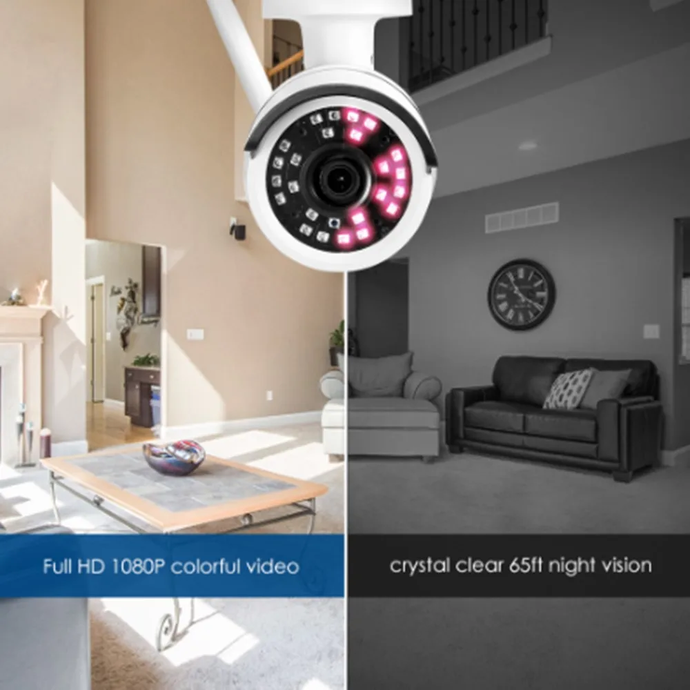 SZSINOCAM 1080P Full HD Wifi IP Беспроводная камера Onvif 2.0MP наружная Водонепроницаемая инфракрасная камера ночного видения видеонаблюдения