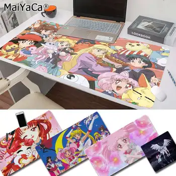 

Maiya My Favorite Cartoon Sailor moon Silicone large/small Pad to Mouse Game Free Shipping Large Mouse Pad Keyboards Mat