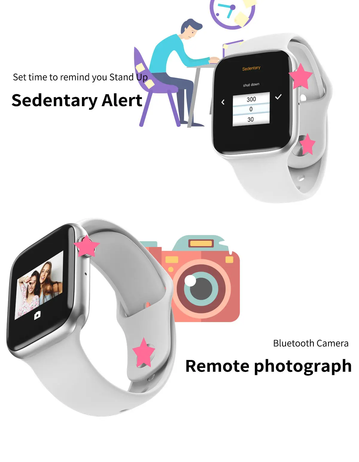 W34 Часы SmartWatch IWO Lite 44 мм SmartWatch Reloj Hombre ECG монитор сердечного ритма наручные часы для Iphone 6 7 samsung huawei Xiaomi