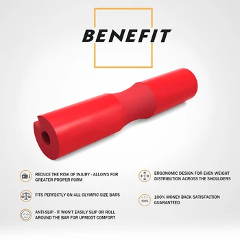 

Olympic Barbell Squat Pad Neck Shoulder Protective Weight lifting Protector FOU99