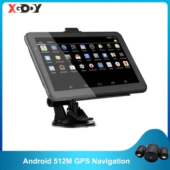 

XGODY Android 7 Inch Car GPS Navigation 2 in 1 Tablet PC 16GB WiFi Auto GPS Car Navigator 2020 Europe Map 2019 Russia Navitel