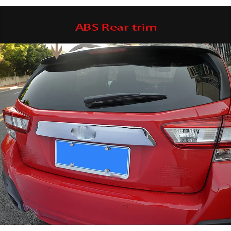 

Suitable for 18-19 for subaru XV Rear Decoration Bar Stainless Steel Rear Box Tail Door Decoration Bar Accessories