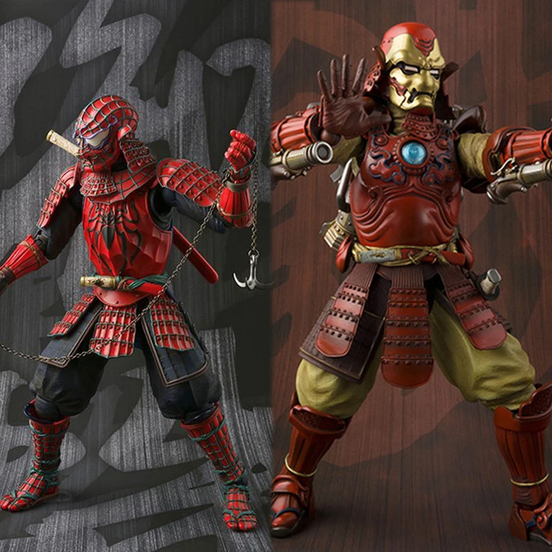 18 см Звездные войны Play Arts USA Аниме Фигурка Супергероя человека-паука Железный