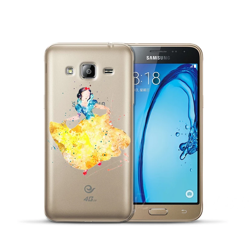 Роскошный мультяшный чехол принцессы для samsung Galaxy J3, J4, J5, J6, J7, J8 Plus,,,, J2 Prime, чехол для телефона, чехол, Etui funda capa