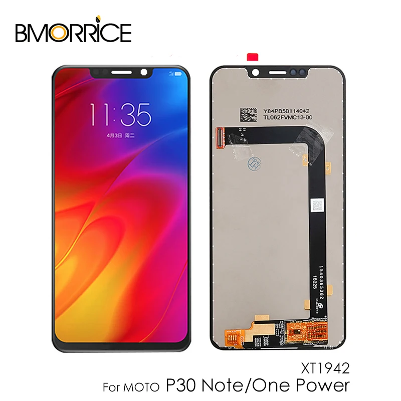 

Original 6.2" For Motorola Moto One Power LCD For MOTO P30 Note XT1942 LCD Display Touch Screen Digitizer Assembly Replacement