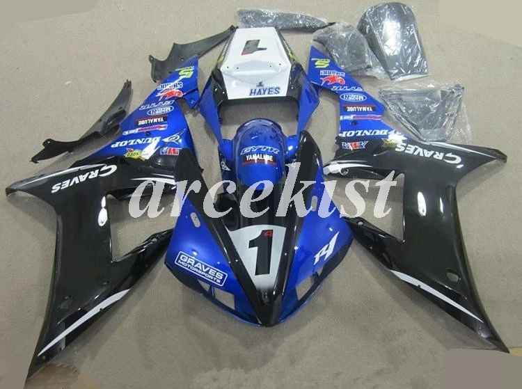 4 подарки мотоциклетный обтекатель abs набор подходит для Yamaha Yzf R1 2002 2003 YZF1000 R1 02 03 Полный обтекатели комплект красный черный белый