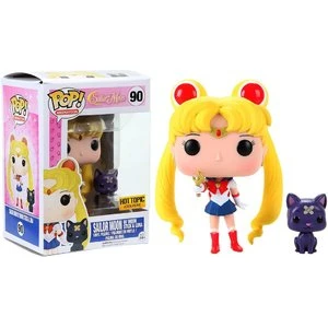 Funko pop официальный анимационный Сейлор Мун-Луна в виде Луны на палочке #90