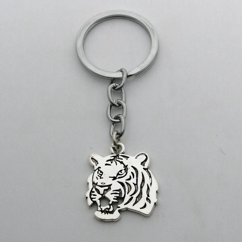 

Diy ювелирные изделия брелок животное голова тигра модный подвесной брелок зоолога