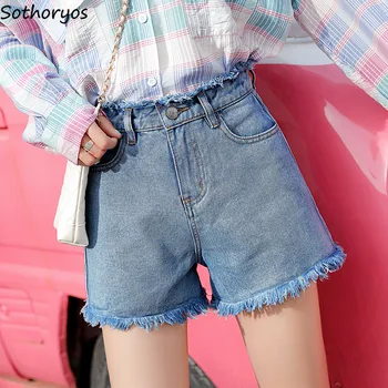 

Shorts Women Summer 2020 New Korean Style Loose Leisure Simple High Waist Womens Pockets Trendy Outside Streetwear Female Daily