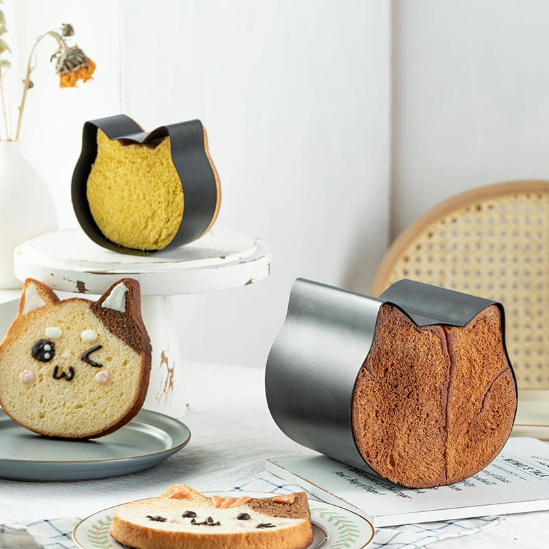 Moule A Gateau En Aluminium En Forme De Chat Mignon En Forme D Animal Jardin Cuisson Cuisine Bar A Manger Pain By50hm Aliexpress
